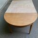 Louis XVI round extendable dining table renovated 230cm 19th century
