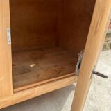 Vintage wooden sideboard cabinet