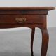French Provincial Oak Table with Two Drawers, France, 19th Century