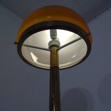 Brass and Glass Floor Lamp, 1970s
