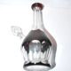 Saint-Louis Bristol Joseph overlay red crystal decanter and 6 liqueur glasses