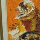 Einar persson (1918-2006), swedish abstract still life, oil on canvas, 1960s
