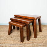 Oak nesting tables