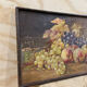Still life on wood painted in oil 19th