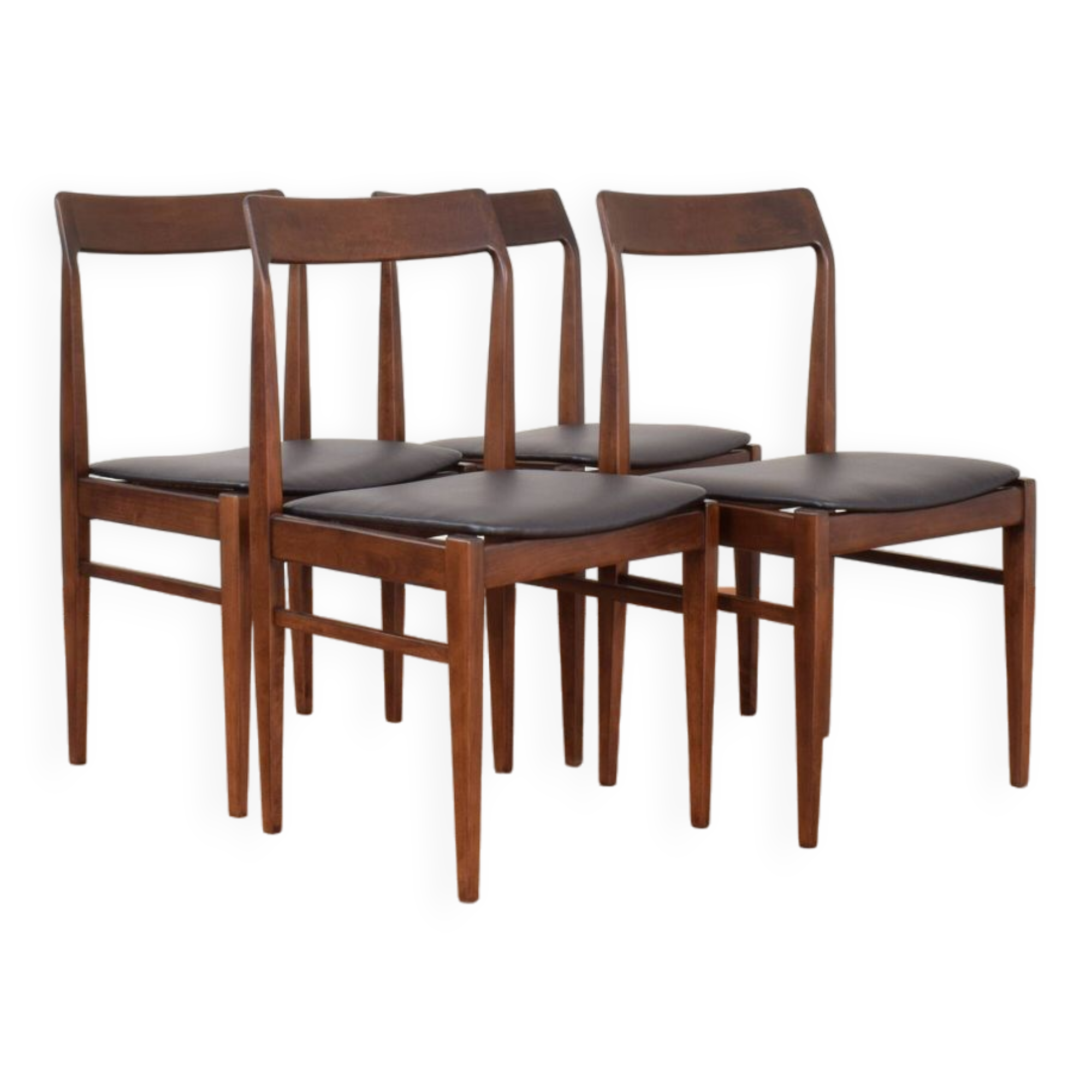 Mid-Century Polish Dining Chairs by E. Homa, 1960s, Set of 4