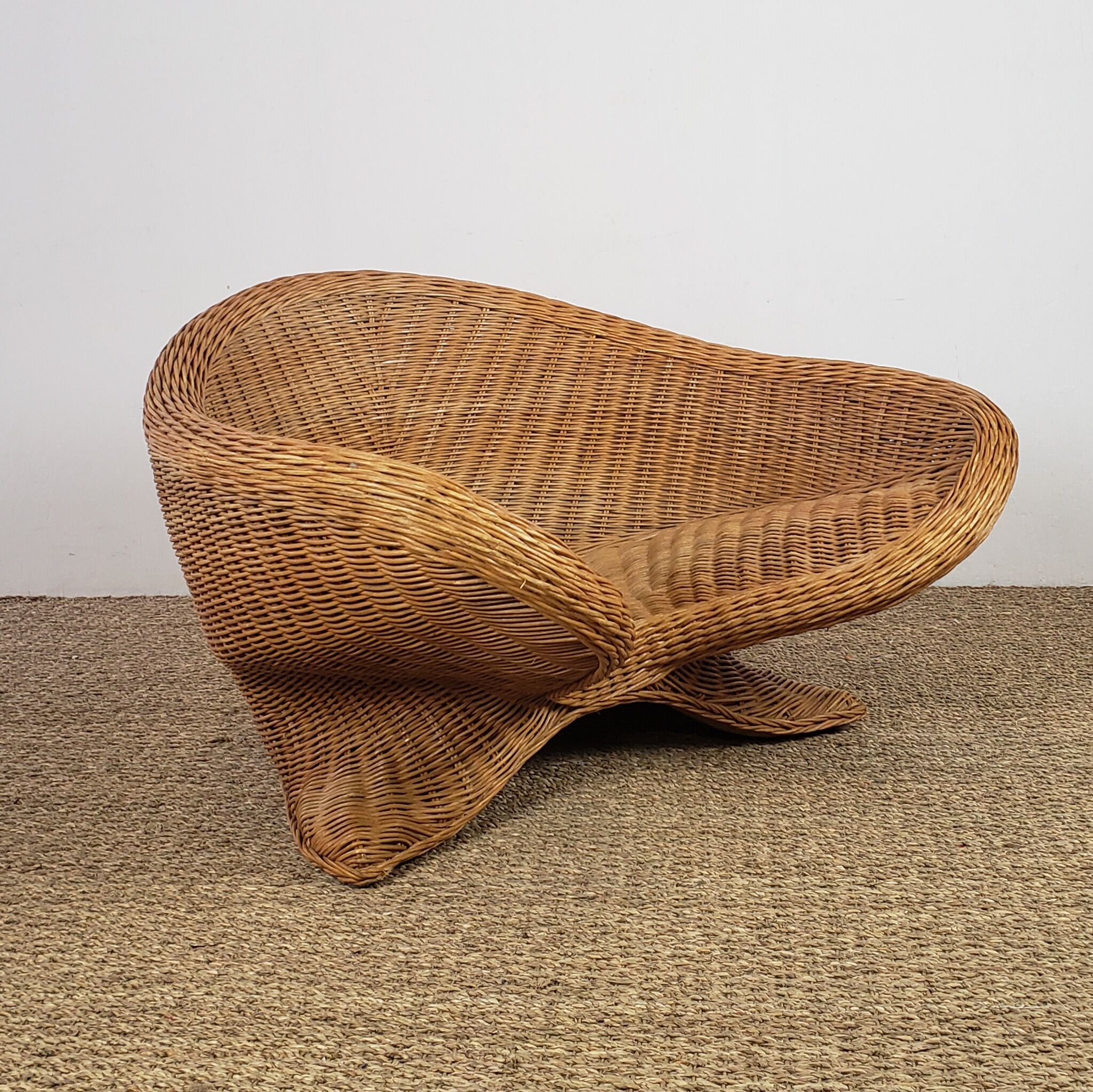 Rattan lotus meditation chair