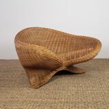 Rattan lotus meditation chair