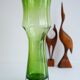 Mid-century modern glass vase by Bo Borgström for Åseda