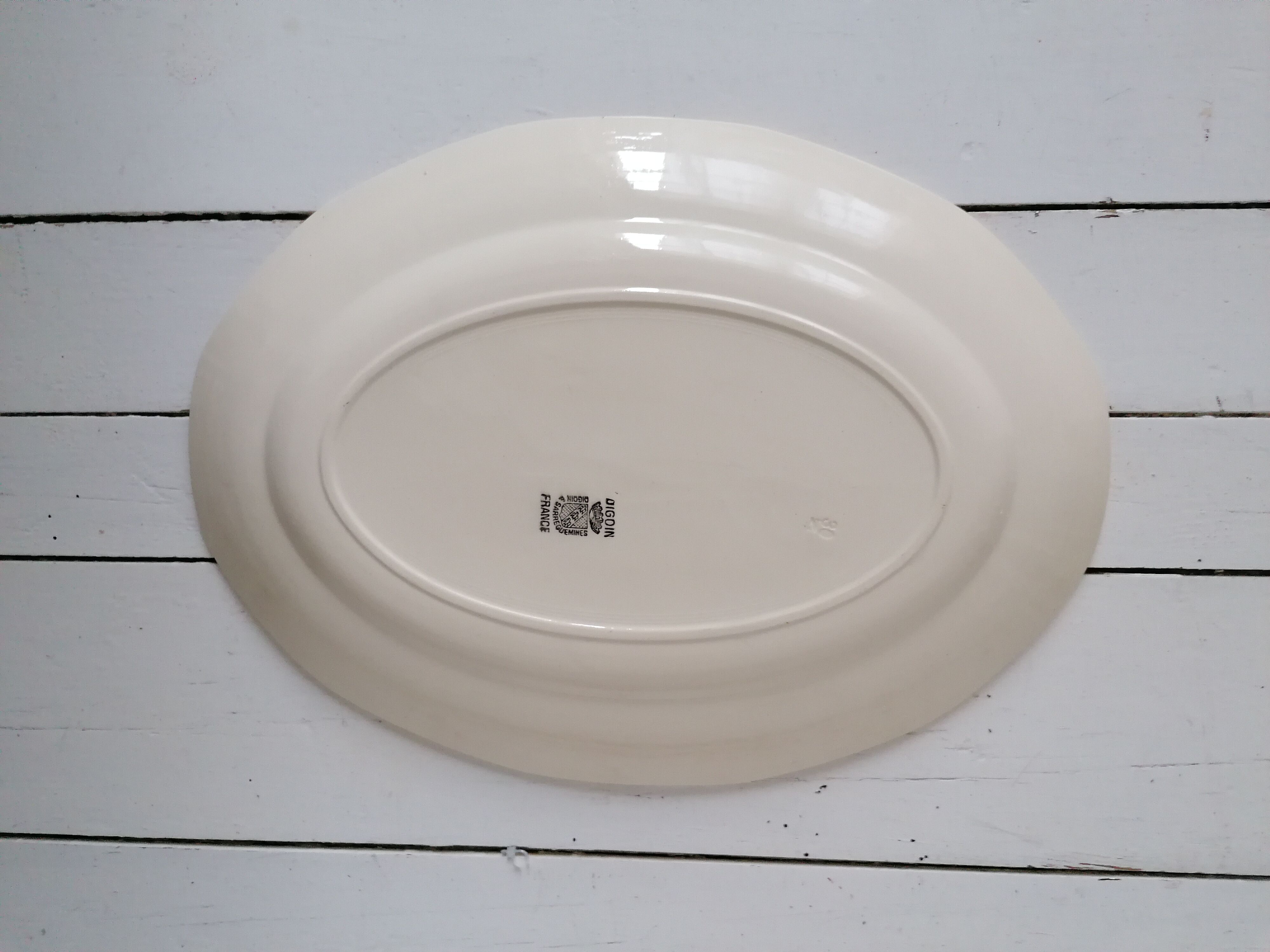 Digoin Sarreguemines Oval Dish