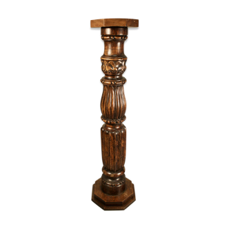 Colonne sellette forme balustre