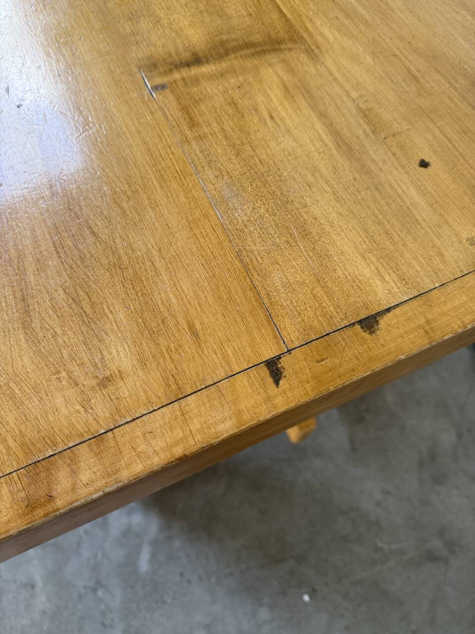 1950s beech mountain furniture table