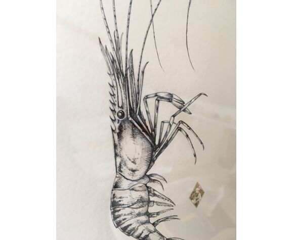 Table "Giant Tiger Shrimp"