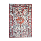 Tapis de laine crème faite à la main 200x300cm