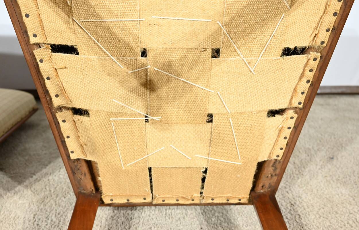 Pair of Cuban Mahogany Chairs, Restoration Period – Early 19th Century