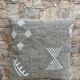 Moroccan kilim cushion cover handmade: Berber wool cushion