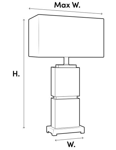 Pair of Horus model table lamps, patinated bronze.