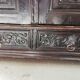Baroque cabinet in carved wood late nineteenth century