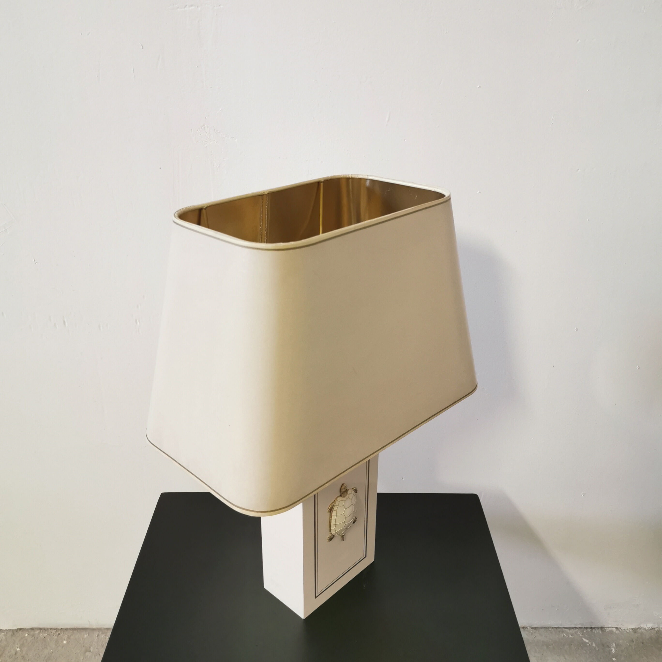 Turtle décor office lamp, 1970
