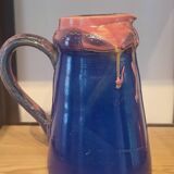 Stoneware pottery pitcher Allonne Oise