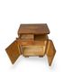 Tables de chevet Art déco italiennes en noyer, années 1940.