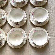 Antique tea set in Amandinoise porcelain