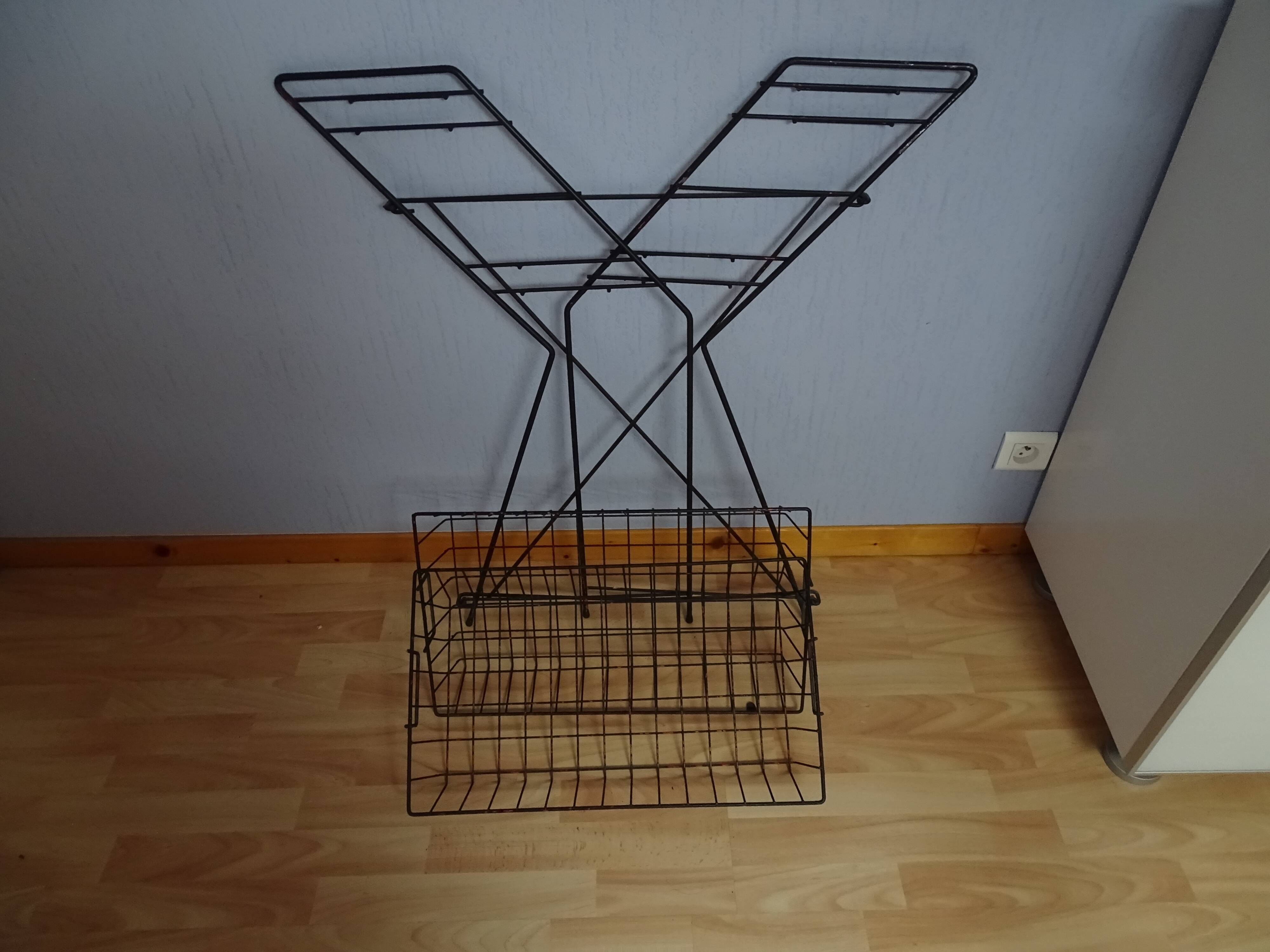Présentoir de magasin épicerie vintage