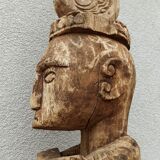 Ancient wooden ancestor statue of the Leti Islands, Indonesia