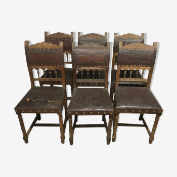 Set of Henry II chairs