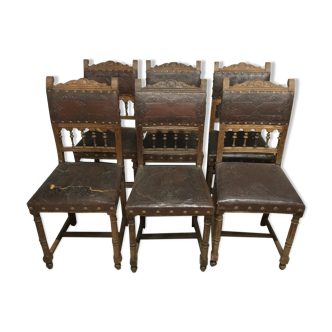 Set of Henry II chairs
