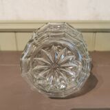 Old faceted decanter