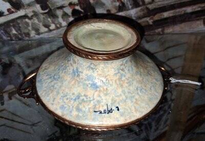 Louis DAGE (1885-1963) Art Deco bowl in glazed ceramic