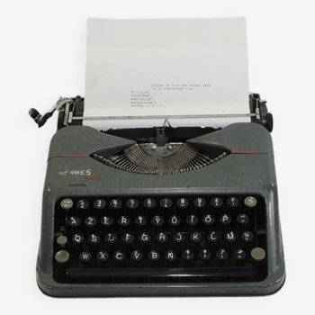 Machine à écrire hermes baby vintage années 40