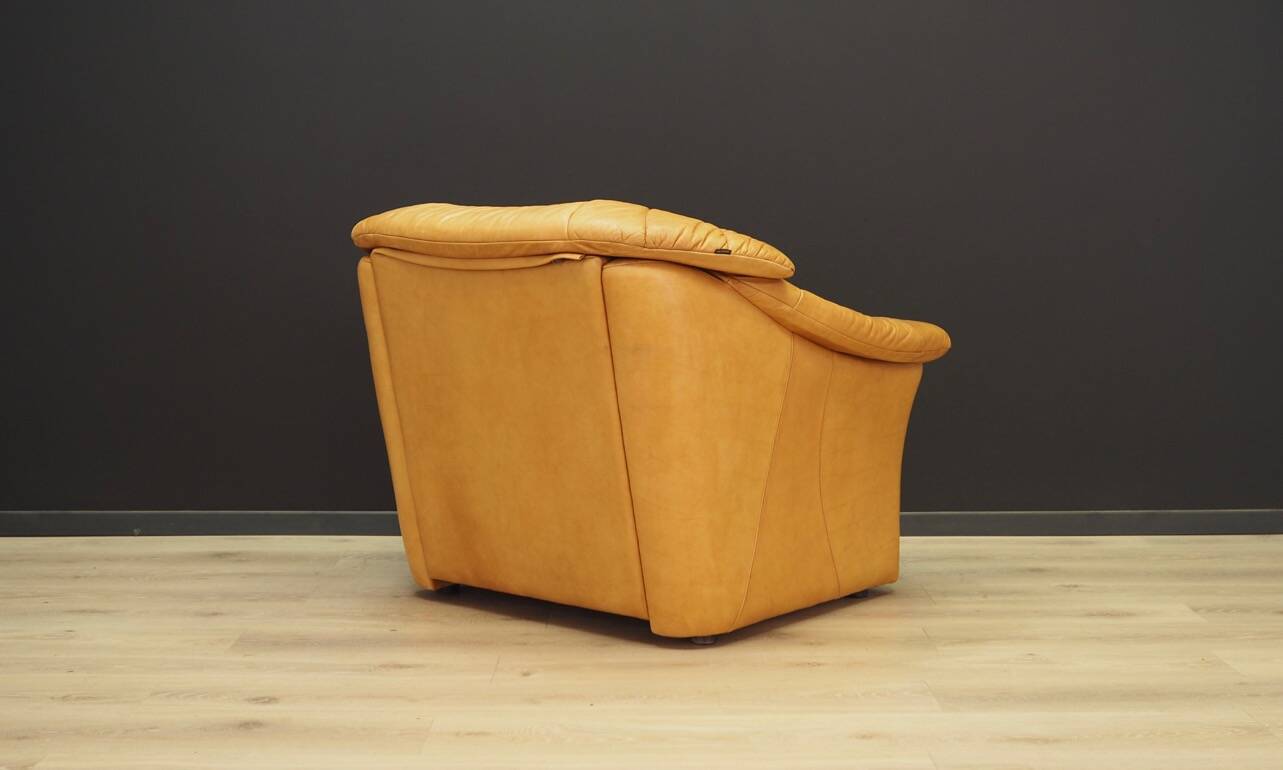 Cognac living room set, Danish design, 1970s, manufacturer: Skalma Møbelfabrik
