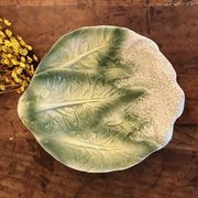 Plat chou en barbotine vintage