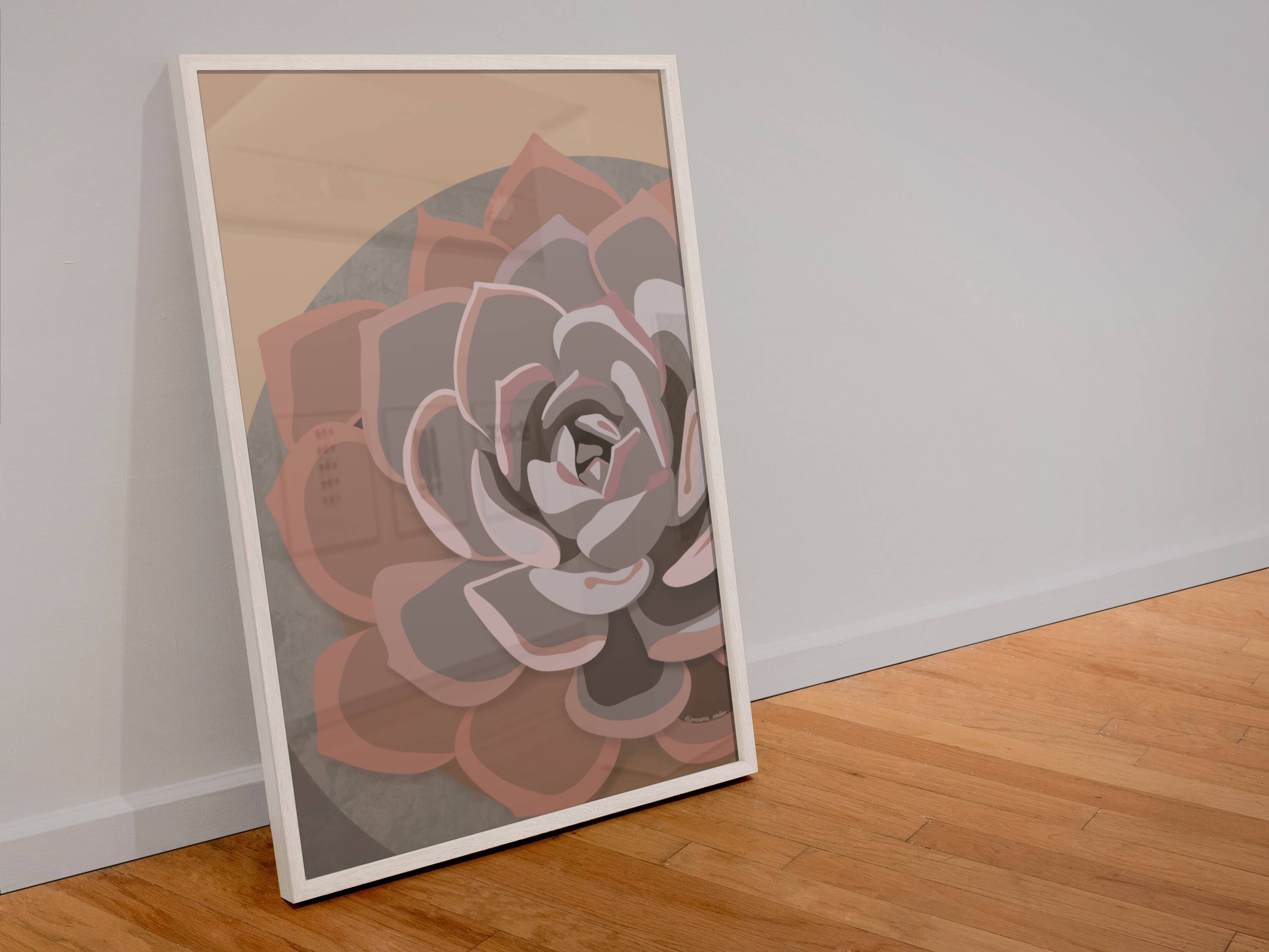 Illustration "Succulent #2" par Noums Atelier
