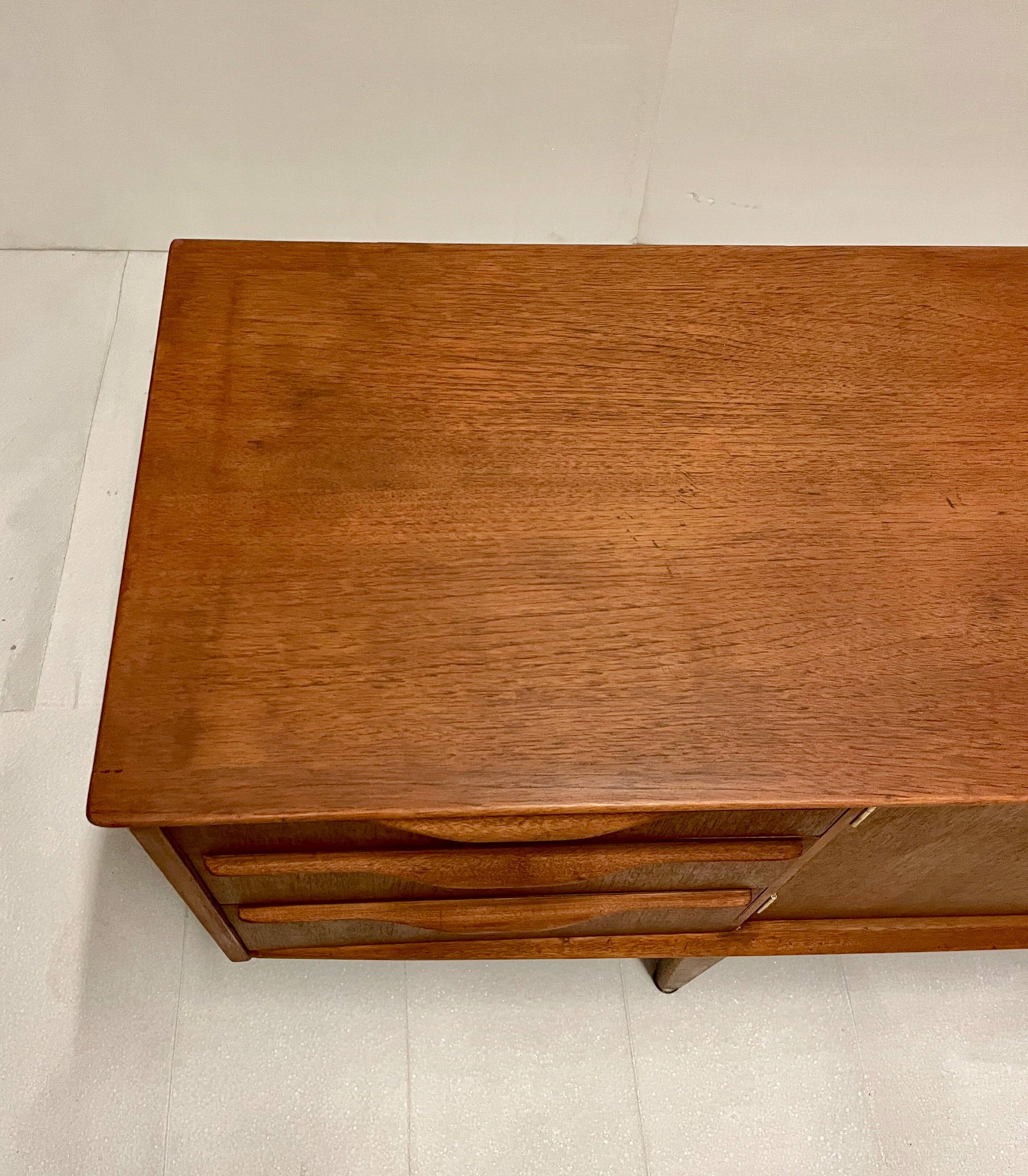 English solid teak sideboard from the 70s