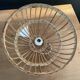 Vintage wicker pendant lamp