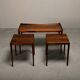 Kurt Østervig Rosewood Nesting Tables Model 223 for Jason Møbler, Denmark