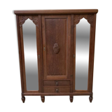 Antique Art Deco wardrobe, clothes cupboard