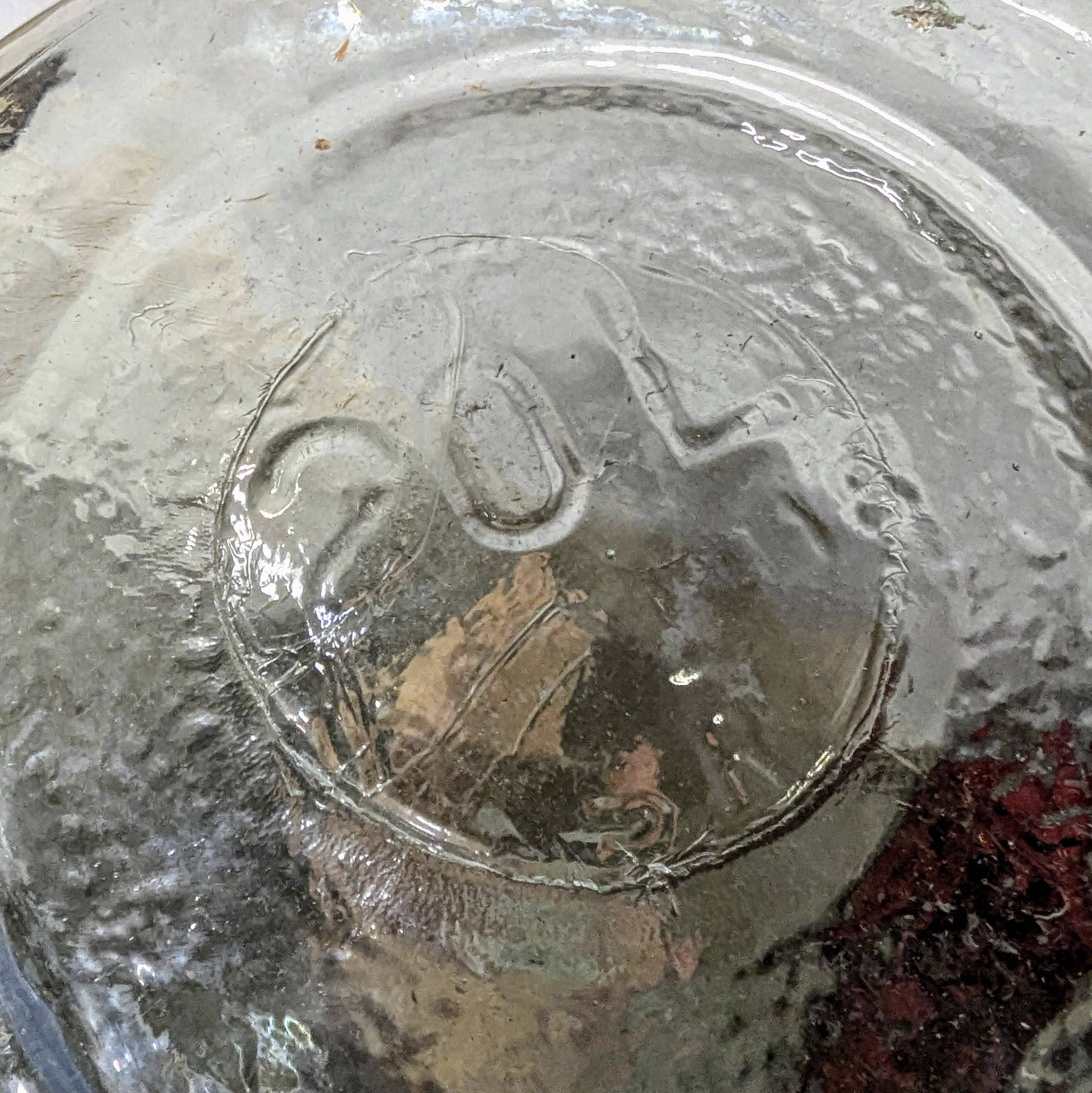 Transparent demijohn 20 liters