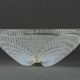 Lalique France opalescent scallop bowl numbered 3204