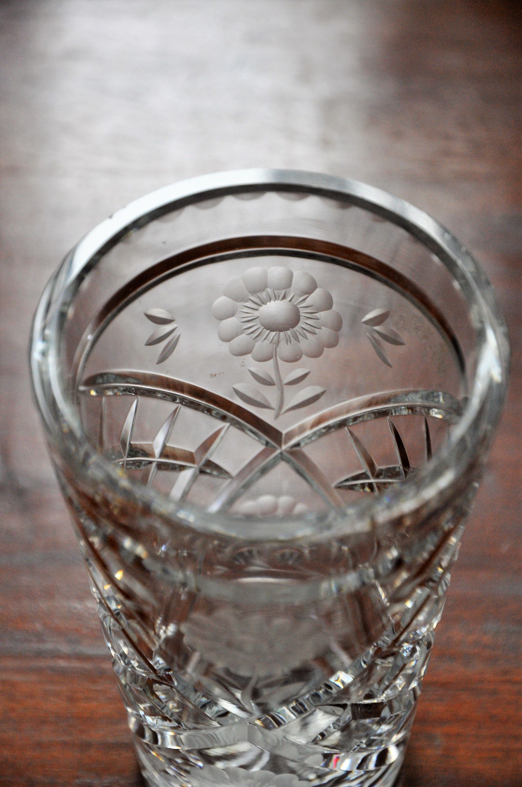 Crystal vase