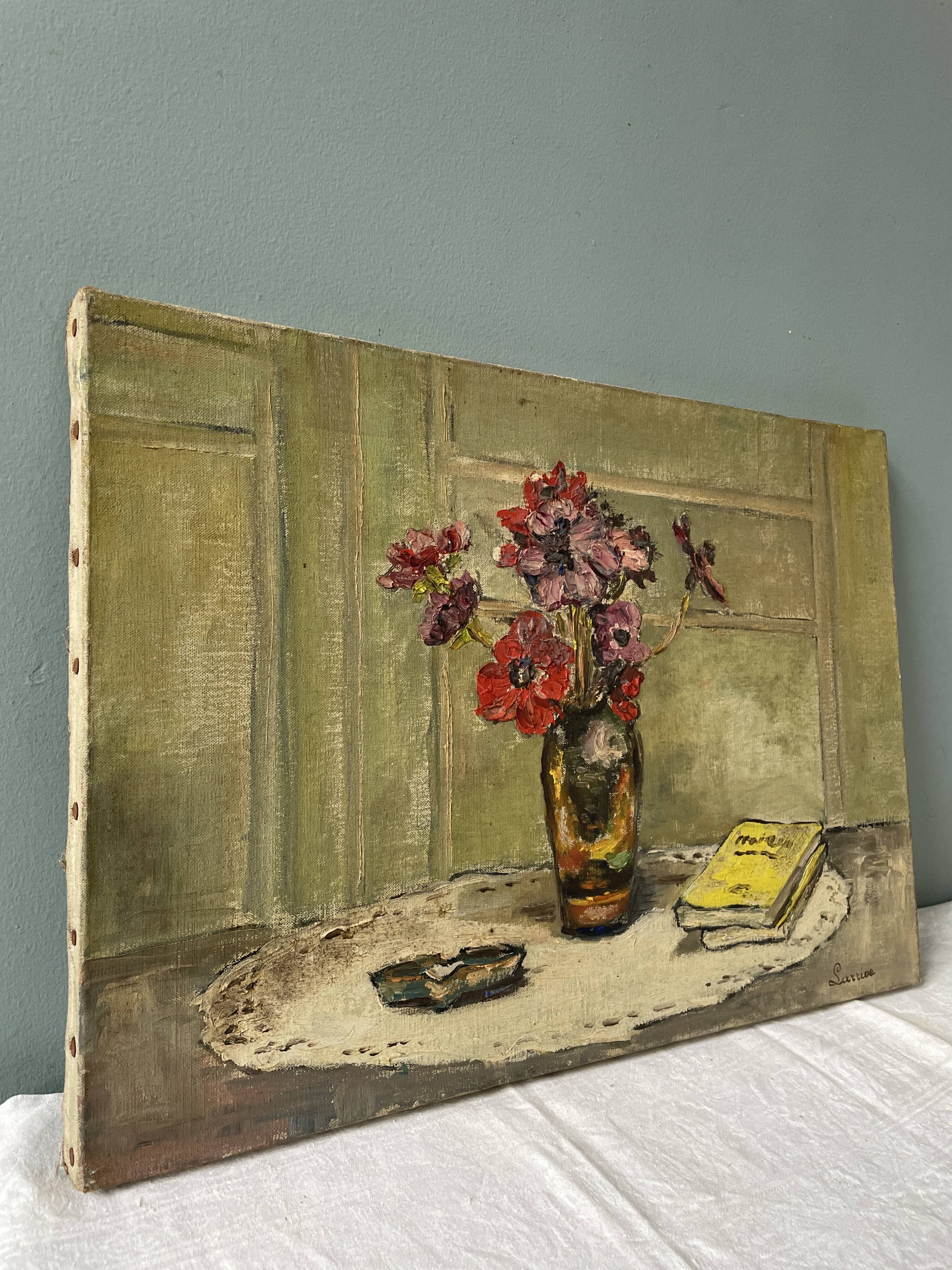 Old still life painting circa 1930