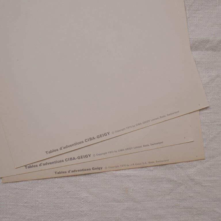 Lot de 3 planches botaniques Gesse Lamier et Nielle des blés