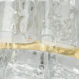 Glass tube chandelier from Murano by Doria, Germany, 1960s.