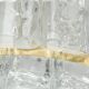 Glass tube chandelier from Murano by Doria, Germany, 1960s.