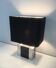 Lampe en chrome et laque noire