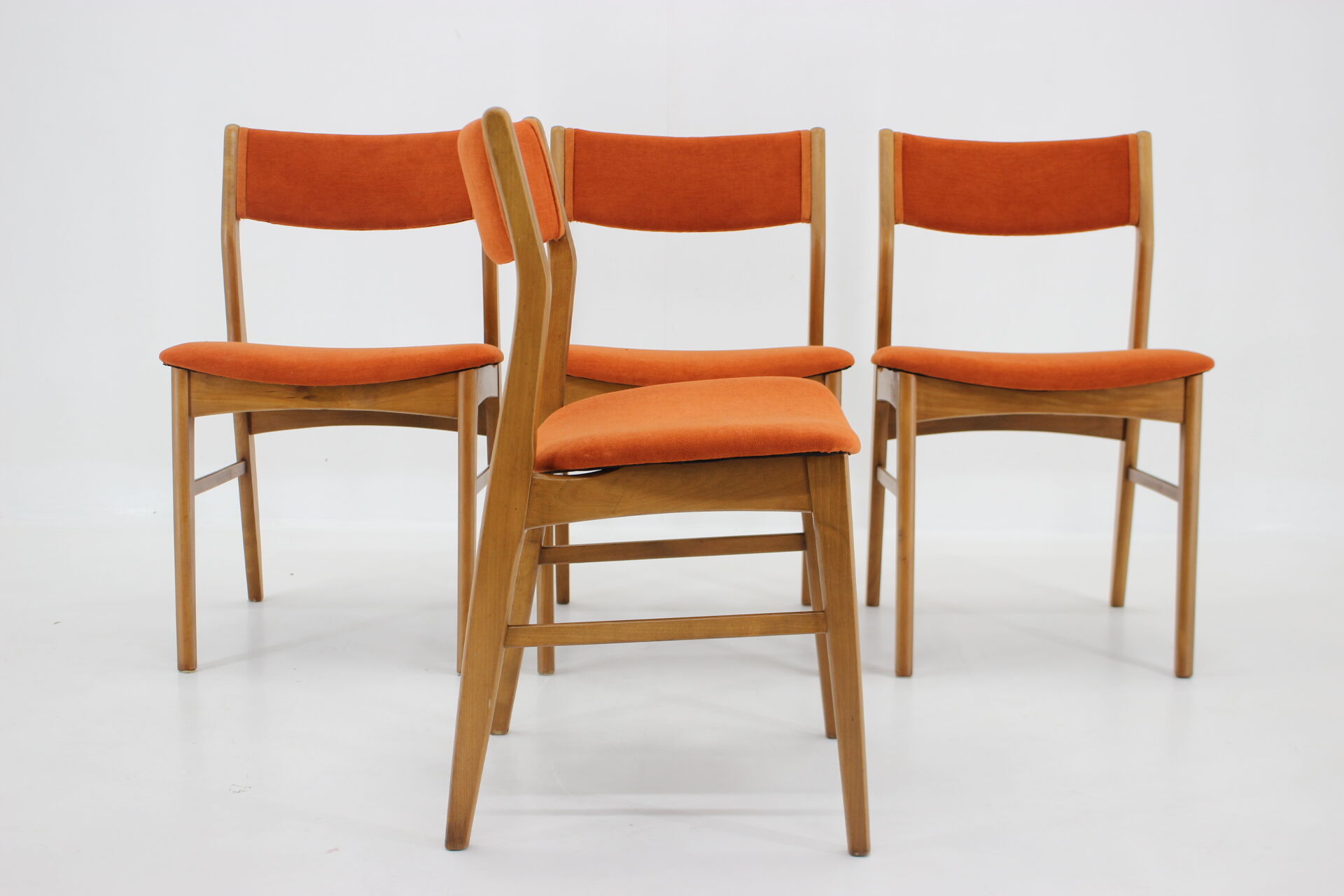 1960s Set of 4 Teak Dining Chairs, Denmark