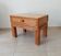 Vintage side table in bamboo and rattan from the 1970s.