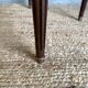 Louis XVI style bouillotte table in mahogany, white marble, and brass.